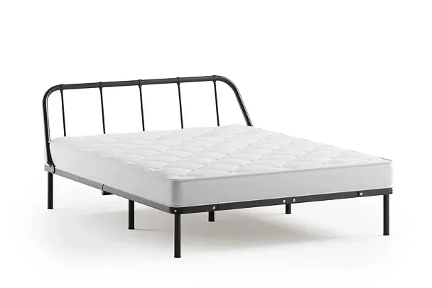 Кровать металлическая Мира 1600х2000, цвет черный - Вид 2