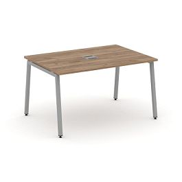 Стайл Проджект Стол переговорный SN-4A.SPRG-003 Дуб Табак/Металл Серый 1380*980*750 - Фото предпросмотра