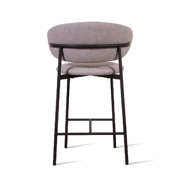 Стул полубарный Adele, рогожка wellton 912, серый - Вид 6