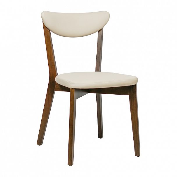 Стул Ruby, экокожа Luxa almond (бежевый), старинный орех - Вид 2