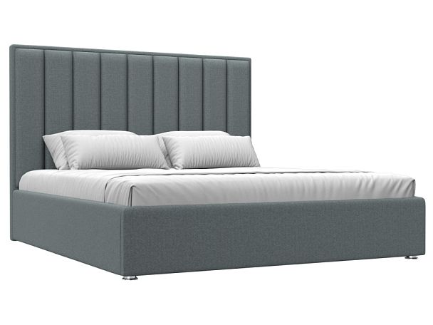 Кровать интерьерная Афродита 180 Рогожка серый - Вид 1