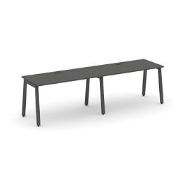 Стайл Проджект Рабочая станция 1 сторон. SN-5A.ORS-001 Антрацит/Металл Антрацит 1960*600*750 - Фото предпросмотра