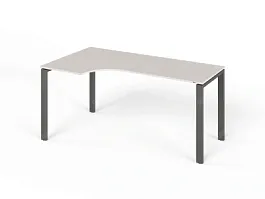 ЛАЙТ / LIGHT RLG016-14x9L Угловой стол 160x90x75 Дуб Молочный - Фото предпросмотра