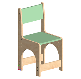 Стул регулируемый фанера краска ДСУ-50 гр.00-1 - Фото предпросмотра