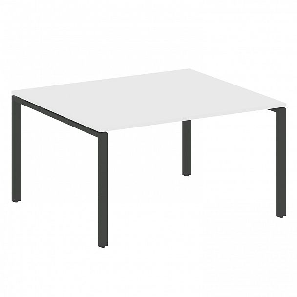 Стол для переговоров "Metal System" БП.ПРГ-1.3 белый/антрацит - Вид 1