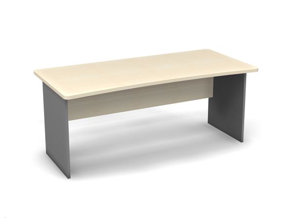 Стол прямой 1800 Берлин Береза Майнау/Серый СП 180.65 - Вид 1