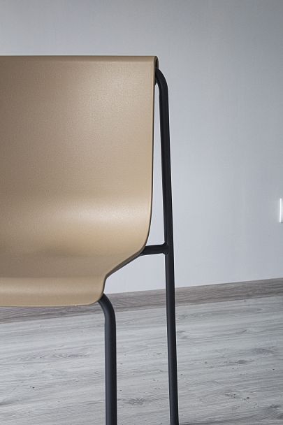 Стул Sheffilton SHT-S178 бежевый/антрацит - Вид 7