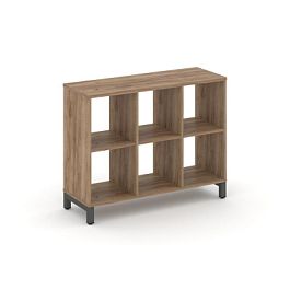 Стайл Проджект Каркас стеллажа 2 яр. SN.KS-230 Дуб Табак/Металл Антрацит 1121*400*881 - Фото предпросмотра