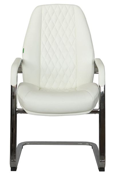 Кресло Orso-SF F385 нат.кожа белый (6207) - Вид 2