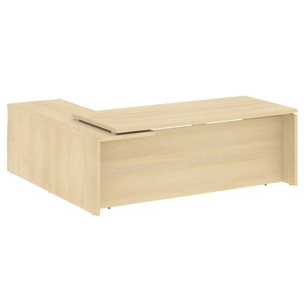 Yalta Стол руководителя LT.C-22 (R) Акация 2200*2000*750 - Вид 1