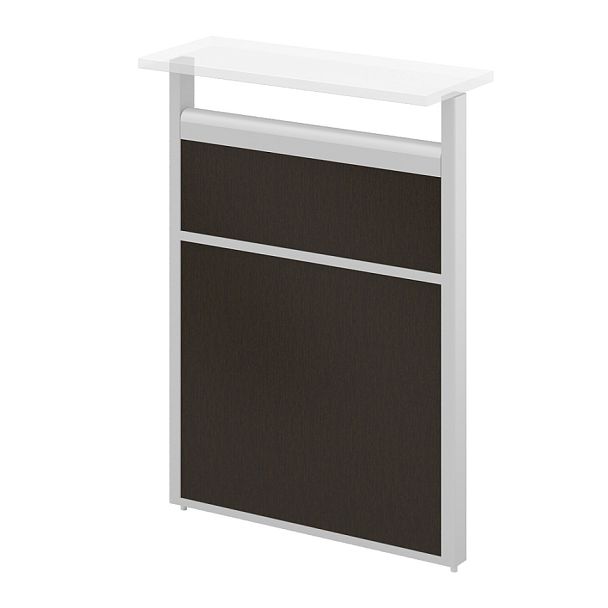 Модуль комбинированный "Логика-ресепшн"  ПК-ЛГР-МДК112х140Д/Д-В1-179 дуб ферраре - Вид 1