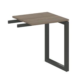 Metal System Quattro Приставной элемент на О-образном м/к 50БО.ПР-1 Вяз/Антрацит металл 600*600*750 - Фото предпросмотра