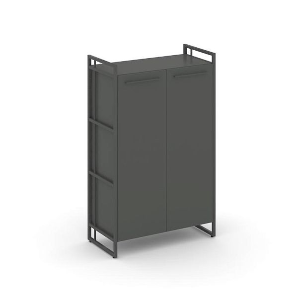 Rift Шкаф 3 ниши широкий RF.SS-31 Антрацит/Металл Антрацит 798*396*1286 - Вид 1