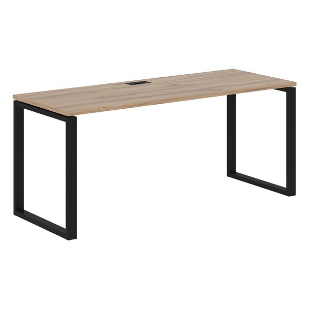 Стол прямой EQST 1767 Дуб Денвер светлый/Черный 1760х670х750 EDIS - Вид 1