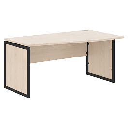 Стол эргономичный XQPCT 169(R) Бук Тиара/Антрацит 1600х900х750 XTEN-QP - Фото предпросмотра