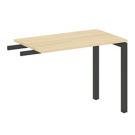 Metal System Quattro Приставной элемент на П-образном м/к 50БП.ПР-3 Акация/Антрацит металл 1000*600*750 - Фото предпросмотра