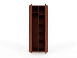 UNITY РШ-10 ОРЕХ ИТАЛЬЯНСКИЙ Закрытый шкаф Прямой 800x550x1966 - Фото предпросмотра