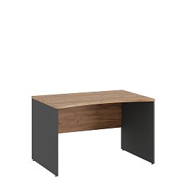 Стол линза Tess 120x80x75 дуб крафт золотой - Фото предпросмотра