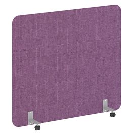 R-line soft Перегородка на металлических опорах, на роликах AP.R-160-140 Romeo 06/Серый металл 1600*18*1400 - Фото предпросмотра