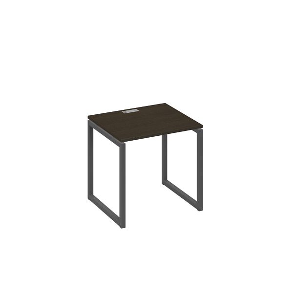 Стол письменный на металлокаркасе QUATTRO A4 А4 Б4 011 БП венге / металлокаркас антрацит - Вид 1
