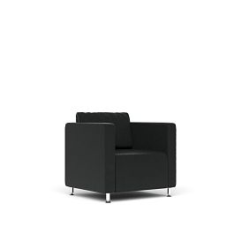 Кресло Робин Rb.002.01 экокожа черная CN1114 - Фото предпросмотра