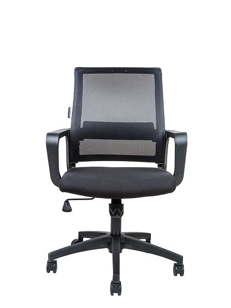 Кресло Бит LB / черный пластик / черная сетка / черная ткань - Вид 5