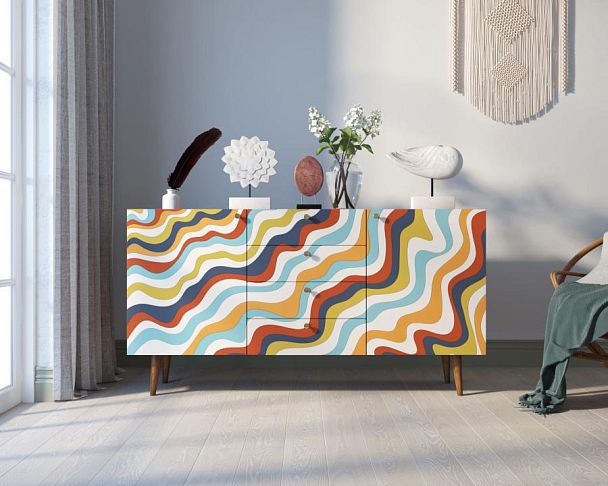 Комод Berber с ящиками принт 21 арт BB14/Print_21 - Вид 4