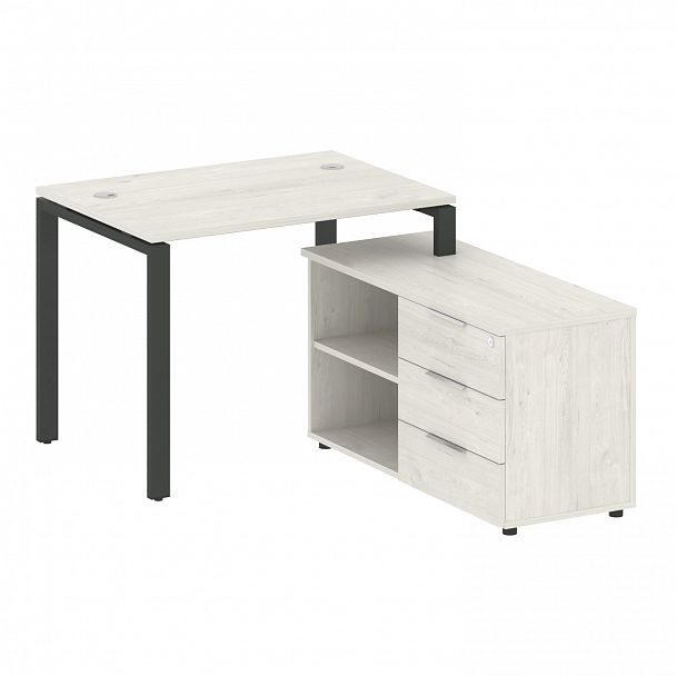 Рабочая станция "Metal System" БП.РС-СТС-2.1 дуб наварра/антрацит - Вид 1