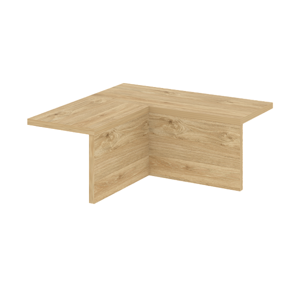 Накладка угловая низкая внутренняя "Onix" О.R-NU.N.VNU тиквуд светлый - Вид 1