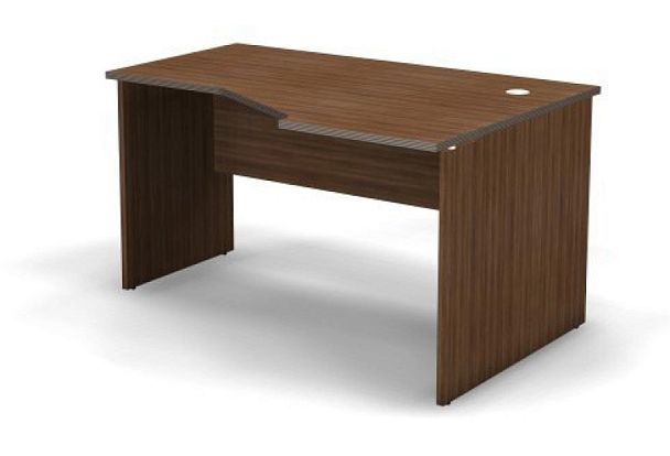 SMART/СМАРТ RS012-138Х95 Стол эргономичный правый 1380х950х737 Дуб Катания - Вид 1