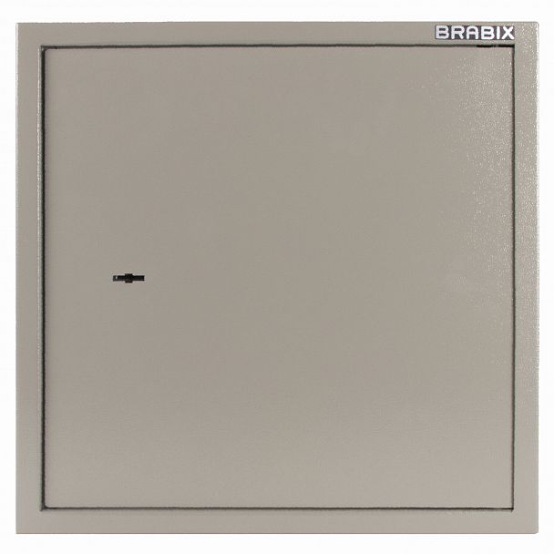 Сейф мебельный BRABIX "D-40m", 400х400х366 мм, 13 кг, ключевой замок, крепление к стене, 291164 - Вид 4