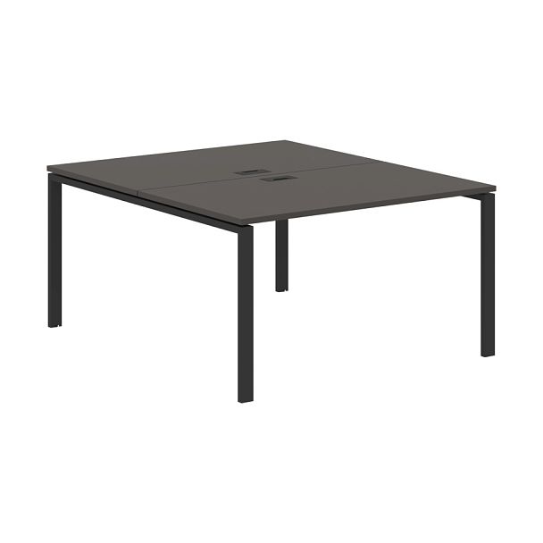 Стол 2-х местный EUWST 1316 Мокко/Черный 1360х1606х750 EDIS - Вид 1