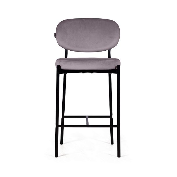 Стул полубарный Mason, бархат серый 27 - Вид 2