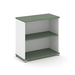 Concept Стеллаж 1 широкая секция, 2 ниши CN.STS-210 Кобо/Белый Бриллиант/Металл Белый 836*420*818 - Фото предпросмотра