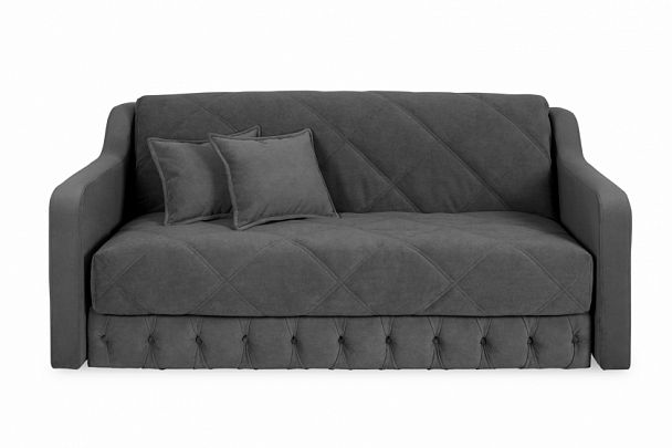 Диван-аккордеон «Римини» с боковинами, 1,2 серый - Вид 2