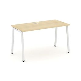 Стайл Проджект Стол письменный SN-4A.SP-011 Акация Лорка/Металл Белый 980*700*750 - Фото предпросмотра