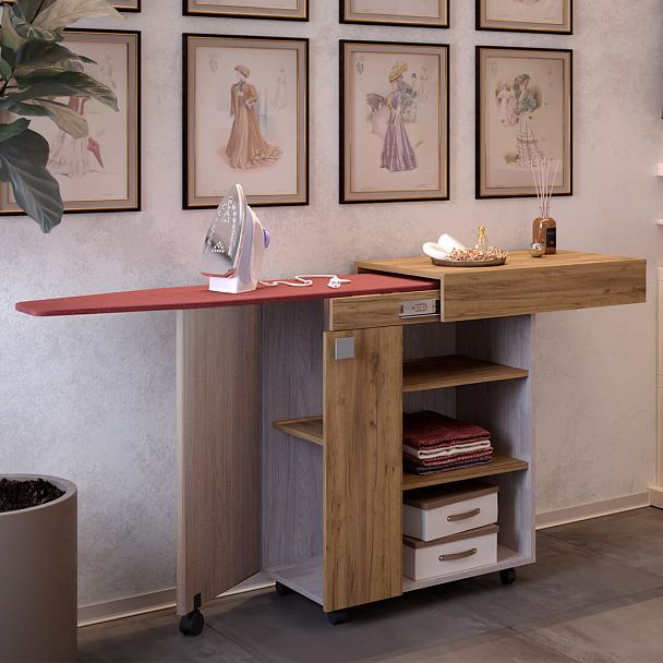 Тумба многоцелевого назначения "Тео" ясень белый/крафт - Вид 3