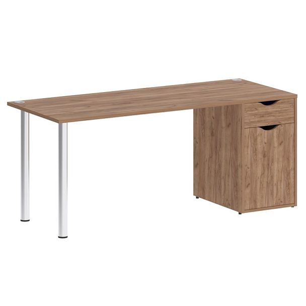 Home Office Стол письменный VR.SP-3-178.1 Дуб табак/Хром опоры 1780*720*750 - Вид 1