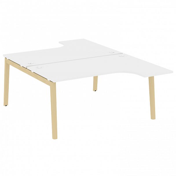 Рабочая станция "Onix wood" OW.D.SA-4 белый/дуб светлый - Вид 1