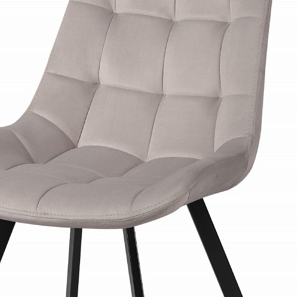 Комплект стульев Эйден М, Confetti silver/черный, 2 шт. - Вид 6