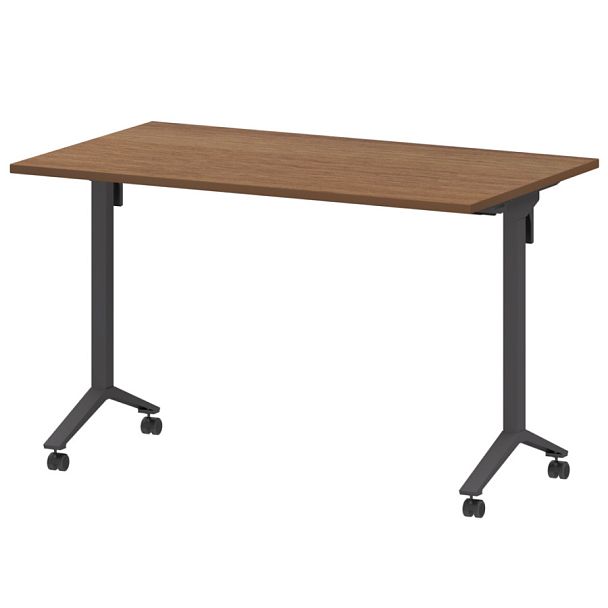 Стол мобильный складной МБ22-120.70 Орех/Антрацит 1200x700x750 Моби - Вид 1