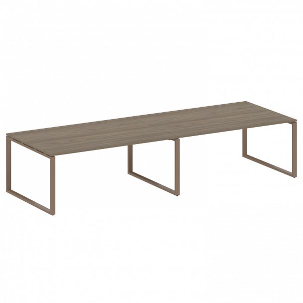 Стол для переговоров "Metal System" БО.ПРГ-2.5 вяз/мокко - Вид 1