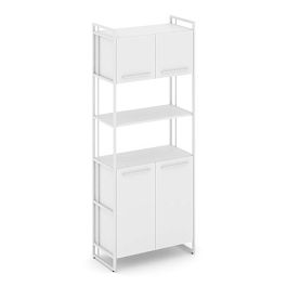 Rift Шкаф 5 ниш широкий RF.SS-53 Белый Бриллиант/Металл Белый 798*396*2010 - Фото предпросмотра