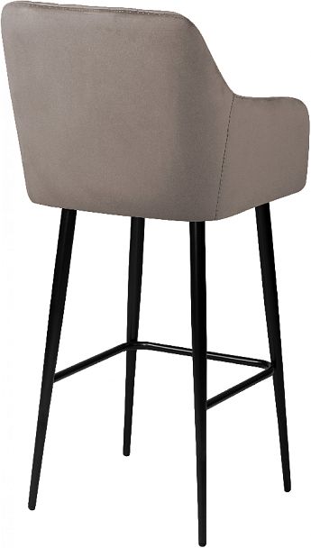 Комплект барных поворотных кресел Барли К, Confetti mocco/черный, 2 шт. - Вид 5