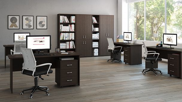 Стол эргономичный Trend 160x90x75 белый - Вид 4