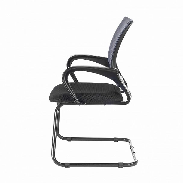 Кресло для приемных и переговорных BRABIX "Fly CF-100", серое/черное, 532089 - Вид 6