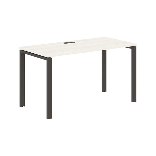 Стол прямой EUST 1367 Ясень Траун/Мокко 1360х670х750 EDIS - Вид 1