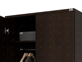 UNITY РШ-10 ВЕНГЕ Закрытый шкаф Прямой 800x550x1966 - Фото предпросмотра