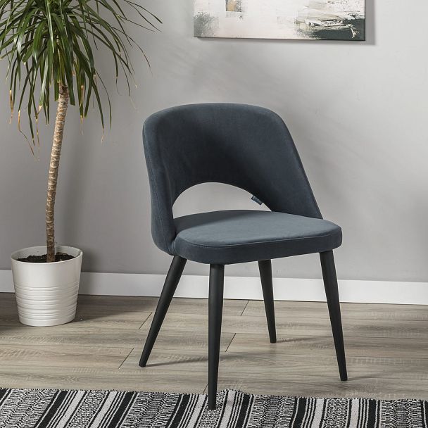 Стул Lars Diag grey/черный - Вид 8