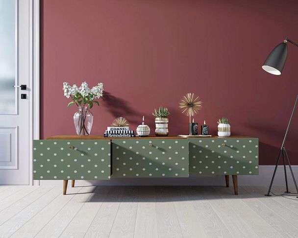 Комод Berber с ящиками низкий под TV принт 12 арт BB19/Print_12 - Вид 2